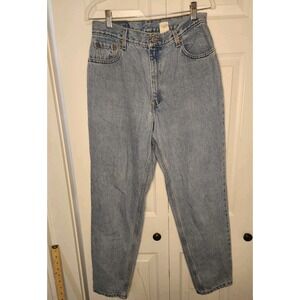 Vintage Levis 550 Jeans Women's 12‎ Relaxed Fit Tapered Y2K Denim 2000 Good Fade